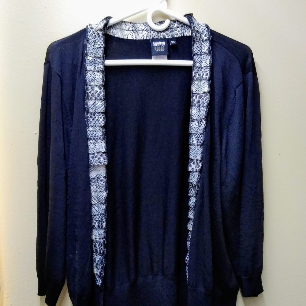 Blouse with Cardigan